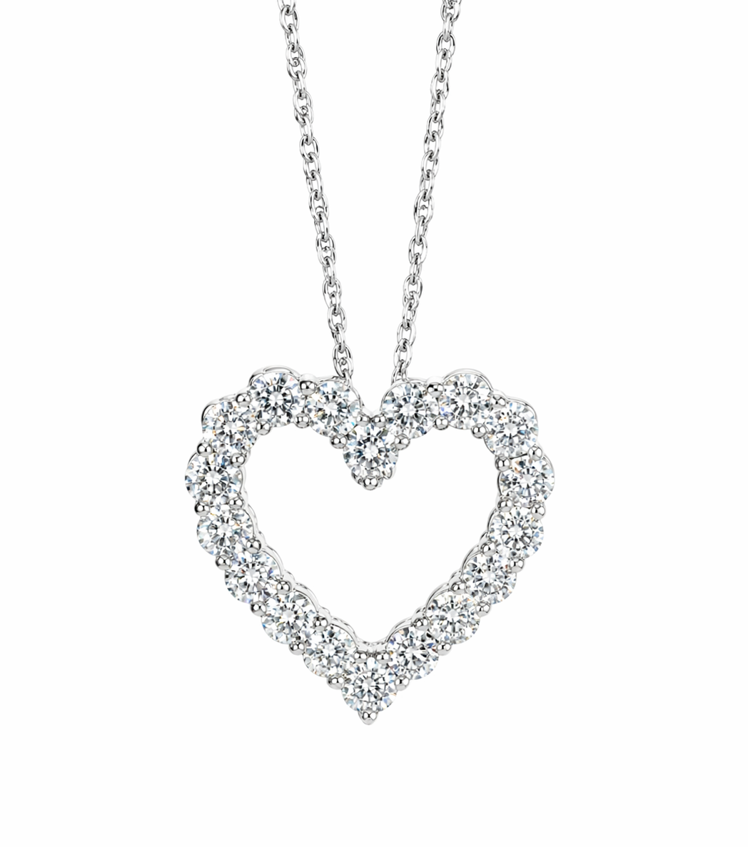 2.04 Carat Heart Diamond Pendant